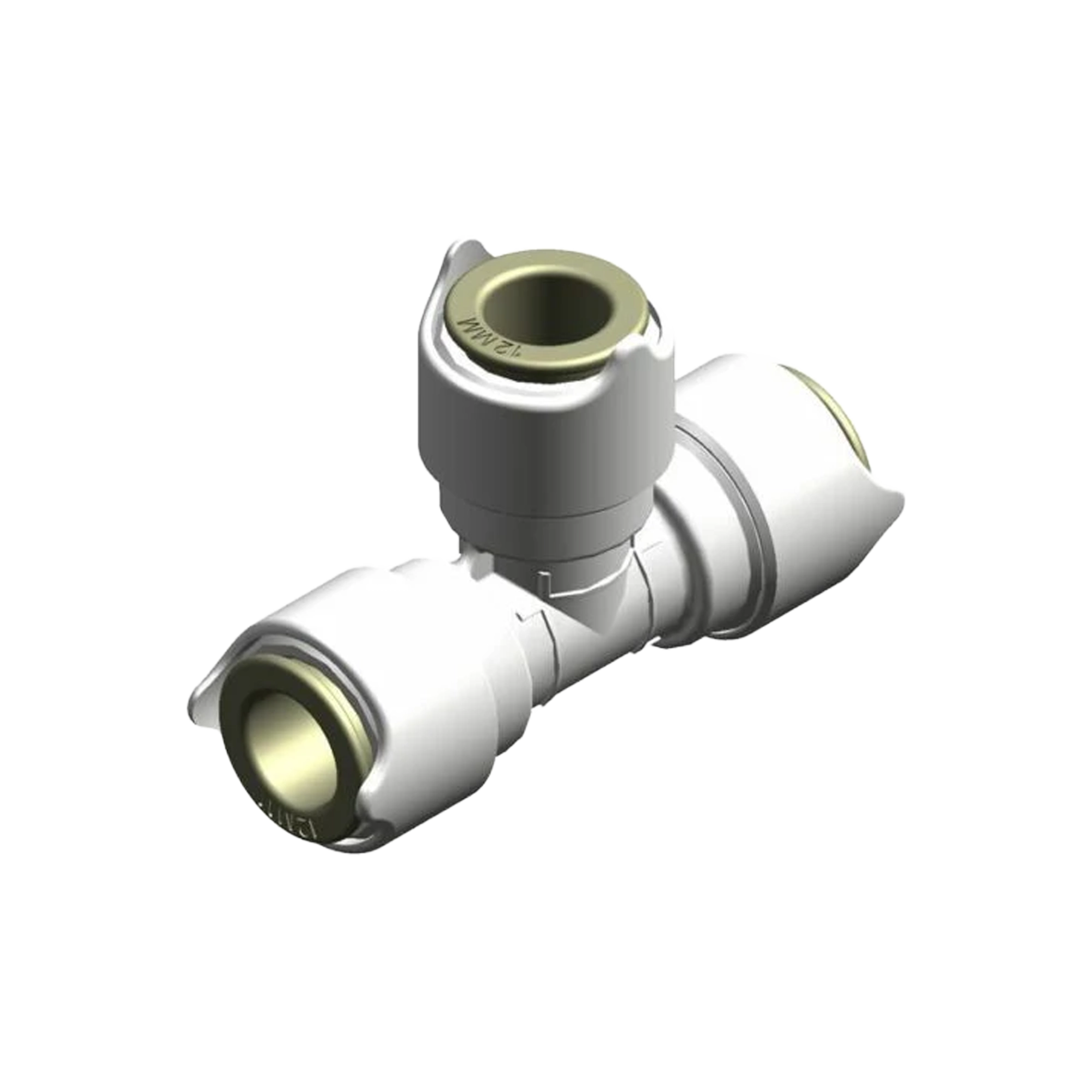 Whale 12mm Equal Tee Connector